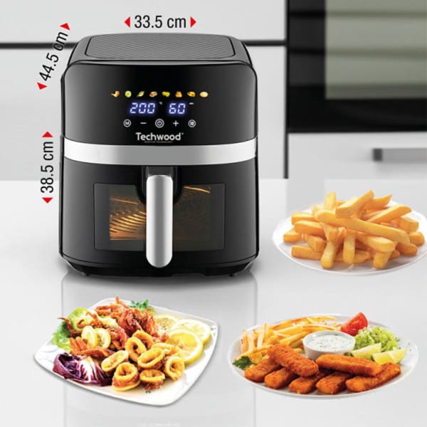 Friteuse Sans Huile Techwood 8L (TFR-806SHD) Friteuse Sans Huile Techwood 8L (TFR-806SHD)
